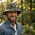 Smokey Bear USFS Only You Can Prevent Wildfires Bucket Hat USFS Merch Gift For Dad - Merchluma