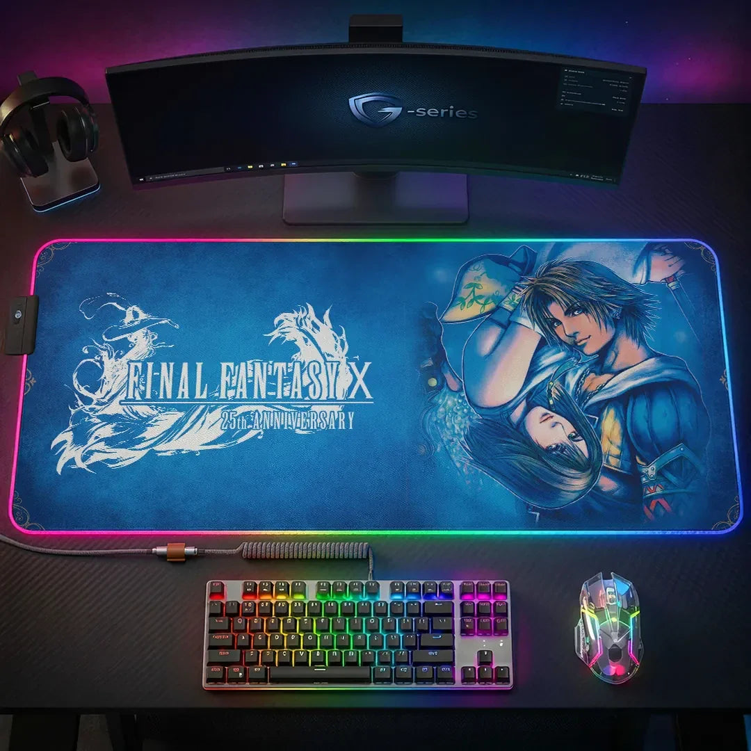 Final Fantasy X 25th Anniversary Gaming Desk Mat FF5 Merch 2026 Birthday Ideas For Brothers - Merchluma