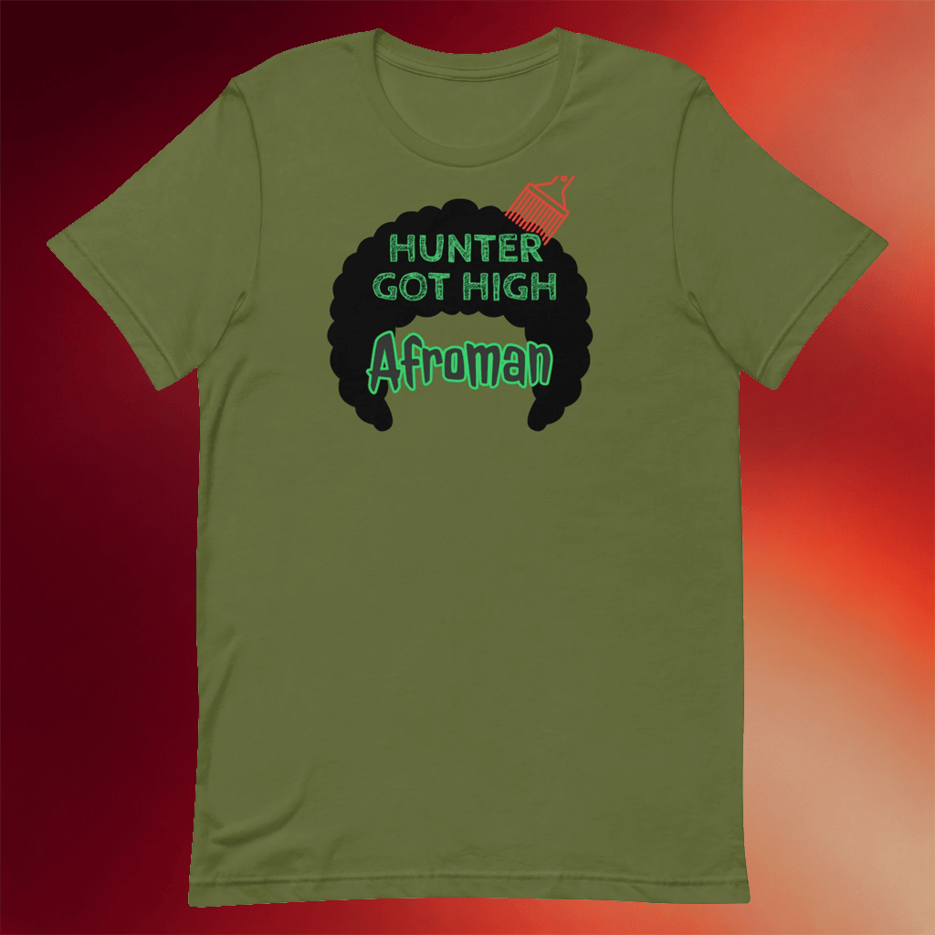 Afroman Merch 2026 Hunter Got High Afro T-Shirt Great Gifts For Rap Fans - Merchluma