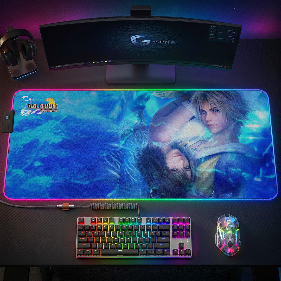 Final Fantasy X Merch 2026 FF5 25th Anniversary Gaming Desk Mat Gamer Gift For Brothers - Merchluma