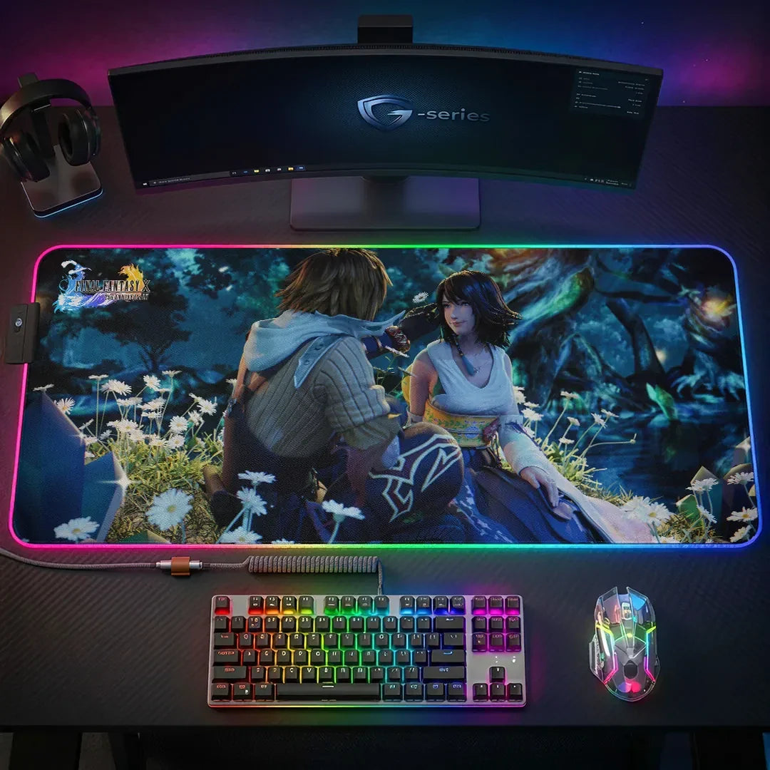 Final Fantasy X Merch 2026 FF5 25th Anniversary Gaming Desk Mat Presents For Game Lovers - Merchluma
