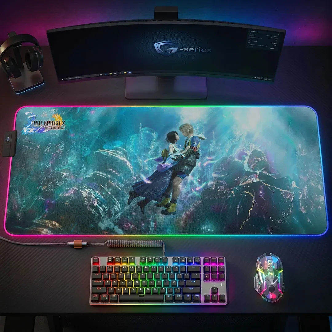 Final Fantasy X Merch 2026 FF5 25th Anniversary Gaming Desk Mat Video Game Lover Gift Ideas - Merchluma