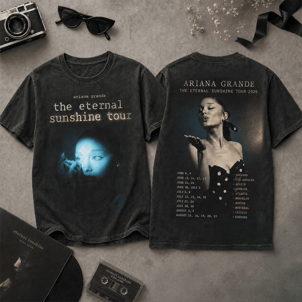 Ariana Grande The Eternal Sunshine Tour 2026 T-Shirt Ariana Grande Tour Merch Gift For Fans - Merchluma