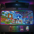 Sonic the Hedgehog 35th Anniversary Gaming Desk Mat Sonic the Hedgehog Merch Game Lover Gifts - Merchluma