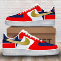 Norway National Team 2026 Gold Swoosh Sneakers Norway World Cup Merch Football Fan Shoes - Merchluma