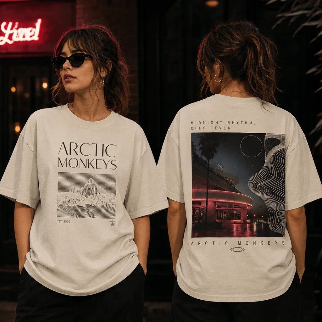 Arctic Monkeys Midnight Rhythm T-Shirt 2026 Arctic Monkeys Merch Present For Rock Band Fans - Merchluma
