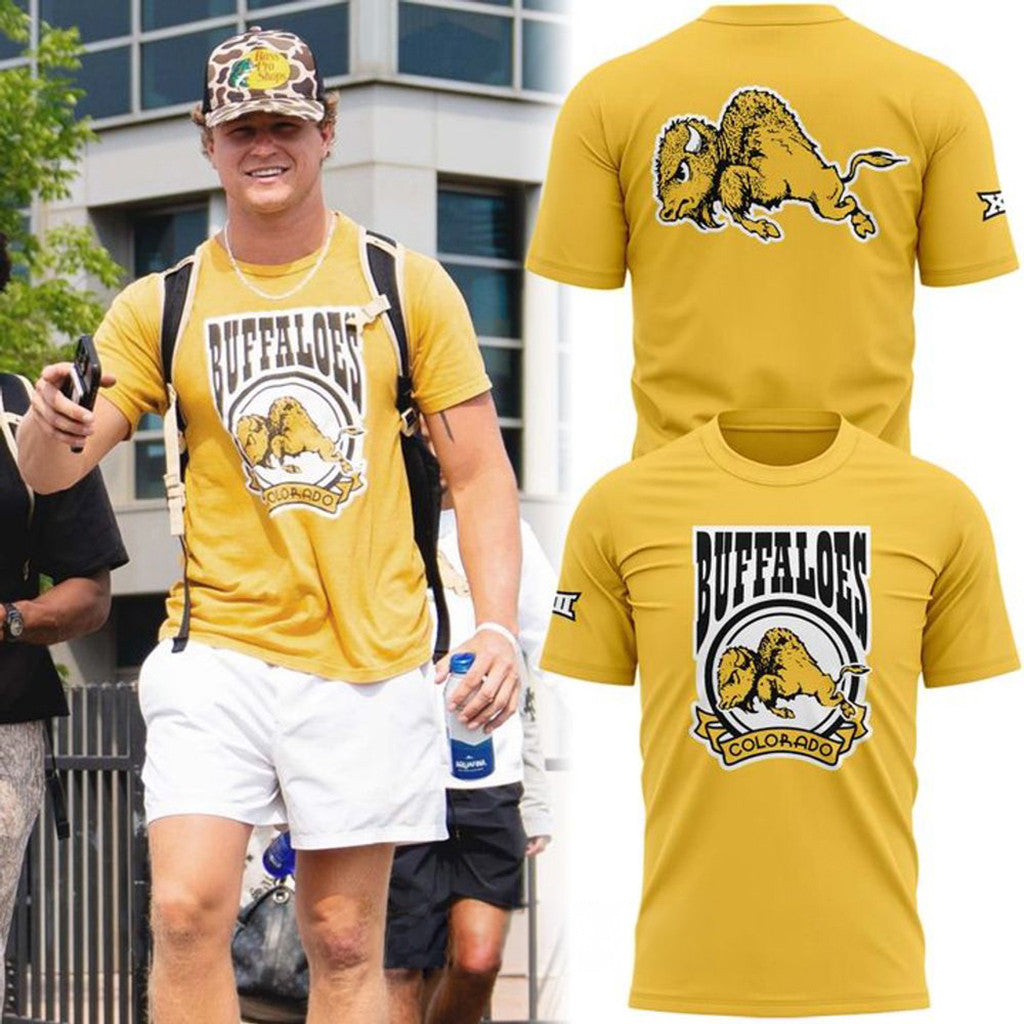 Colorado Buffaloes Football New 2026 Special Yellow Shirt Colorado Buffaloes Merch Fan Gear - Merchluma