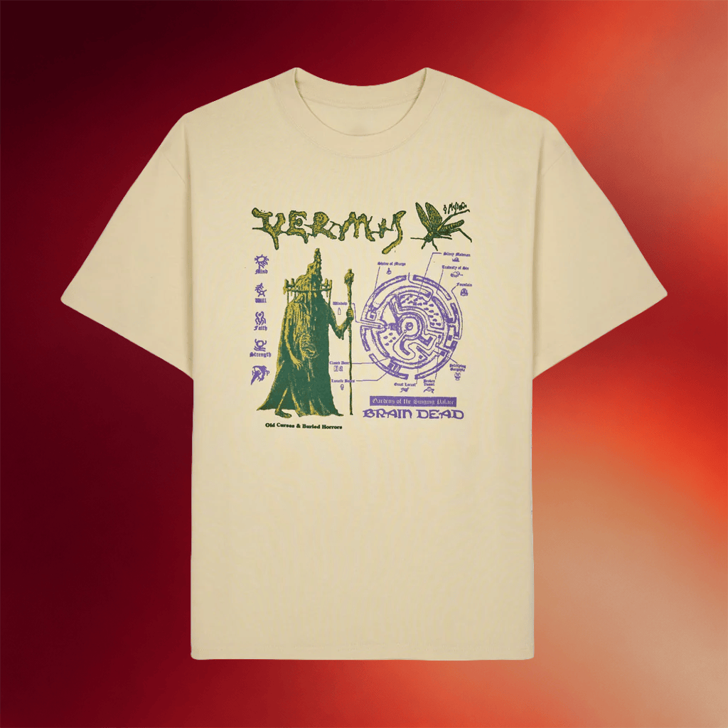 Brain Dead Merch 2026 Fantasy Games Vermis Old Curses T-Shirt Gifts For Brothers - Merchluma