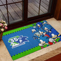 Sonic The Hedgehog 35th Anniversary Merch 2026 Sonic The Hedgehog Doormat Welcome Mat Decor - Merchluma