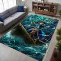 Iron Maiden Aces High Area Rug Decor For Living Room Iron Maiden Merch Gift For Band Fans - Merchluma