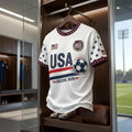 USA Soccer 2026 World Cup White T-Shirt USMNT Merch Game Day Gifts For Brothers - Merchluma