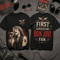 Bon Jovi First Generation Fan T-Shirt Bon Jovi Merch 2026 Best Gift For Rock Band Lover - Merchluma