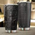 AC DC Logo Hells Bells 2026 Tumbler AC DC Merch Cool Gifts For Rock Band Fans - Merchluma