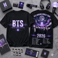 BTS Arirang World Tour 2026 T-Shirt BTS World Tour Merch Best Gift For Army KPop Fans - Merchluma