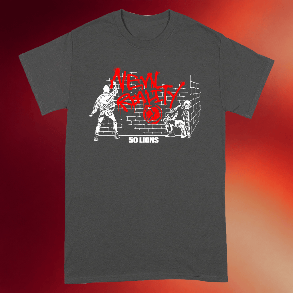 50 LIONS Merch 2026 Graffiti T-Shirt 50 LIONS New Reality Shirt Gifts For Music Lovers - Merchluma