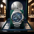 Seattle Mariners Stainless Steel Chronograph Watch 2026 Seattle Mariners Merch Baseball Gift - Merchluma