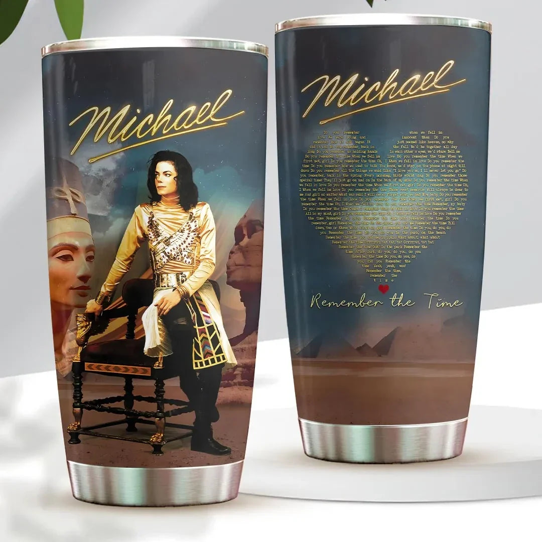 Michael Jackson Remember The Time Tumbler 2026 Michael Jackson Merch Music Lover Gifts - Merchluma