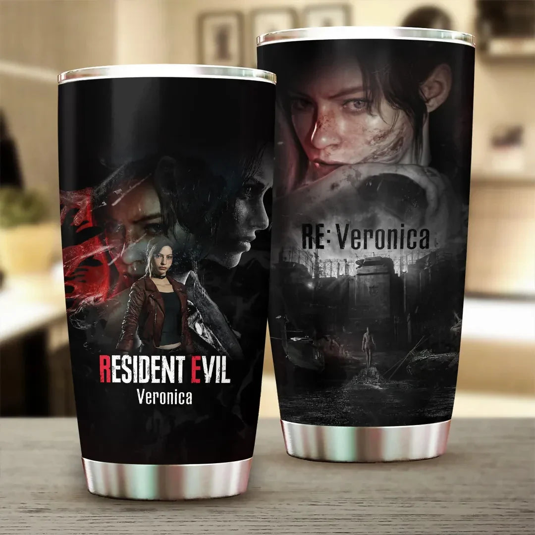 Resident Evil Veronica Tumbler 2026 RE Veronica Merch Best Gift For Game Lovers - Merchluma