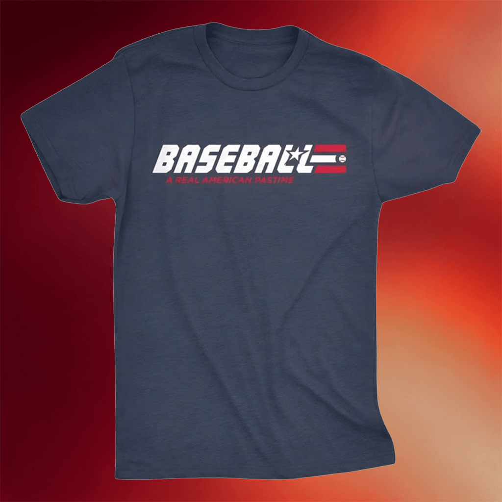 A Real American Pastime Baseball Shirt Father's Day Gifts For Baseball Fans - Merchluma
