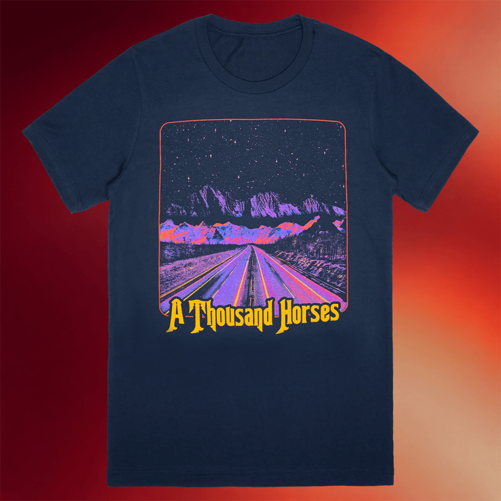 A Thousand Horses Merch 2026 Highway Sound T-Shirt A Thousand Horses Shirt Gifts For Friends - Merchluma