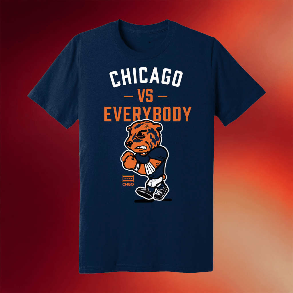 All City Network Merch 2026 CHGO Chicago vs Everybody T-Shirt Chicago Football Fan Gifts - Merchluma