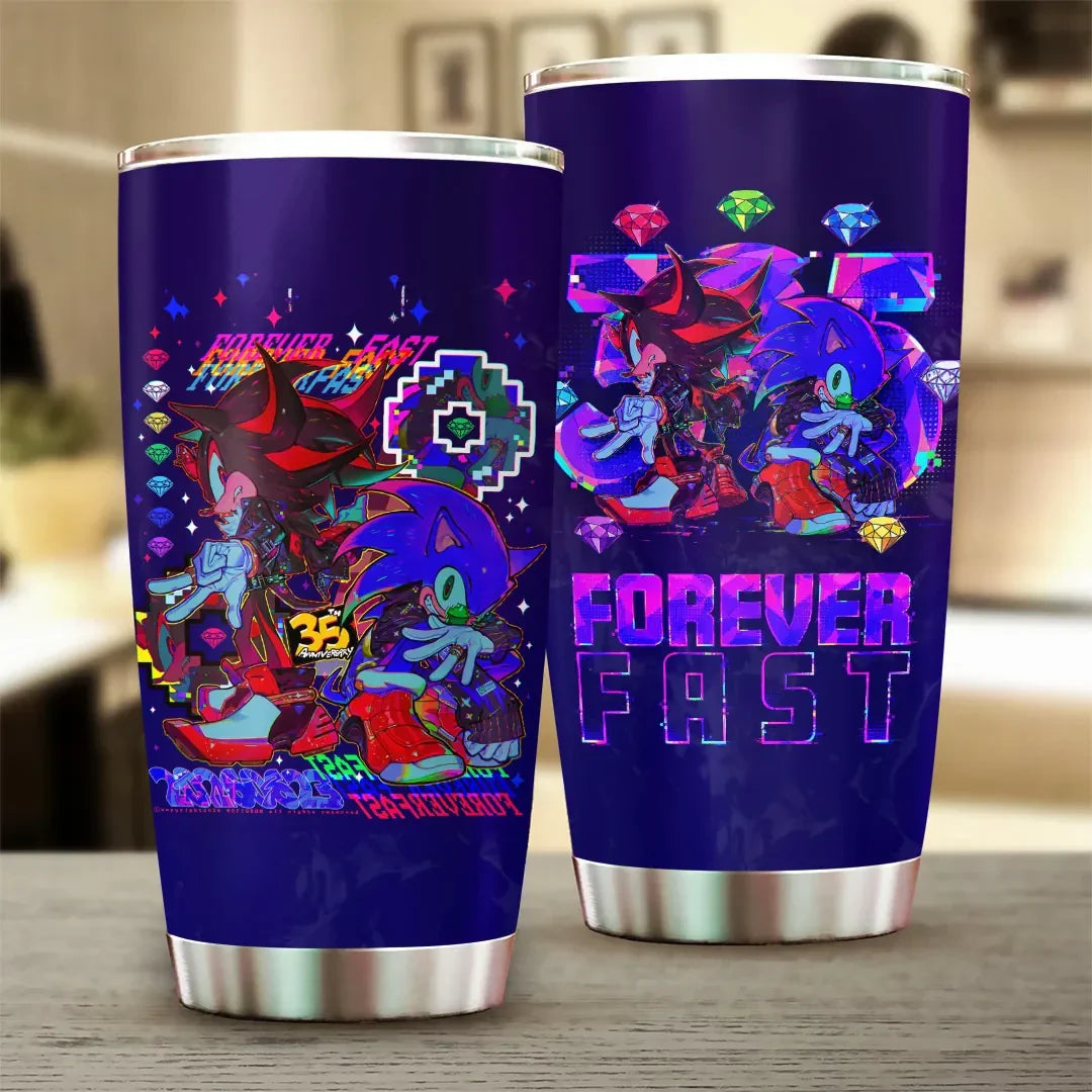 Sonic the Hedgehog 35th Anniversary Tumbler 2026 Sonic the Hedgehog Merch Best Birthday Gifts - Merchluma