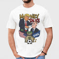 Money Talks Trump FIFA Soccer Shirt Sarcastic Meme Graphic T-Shirt Humorous Gifts - Merchluma