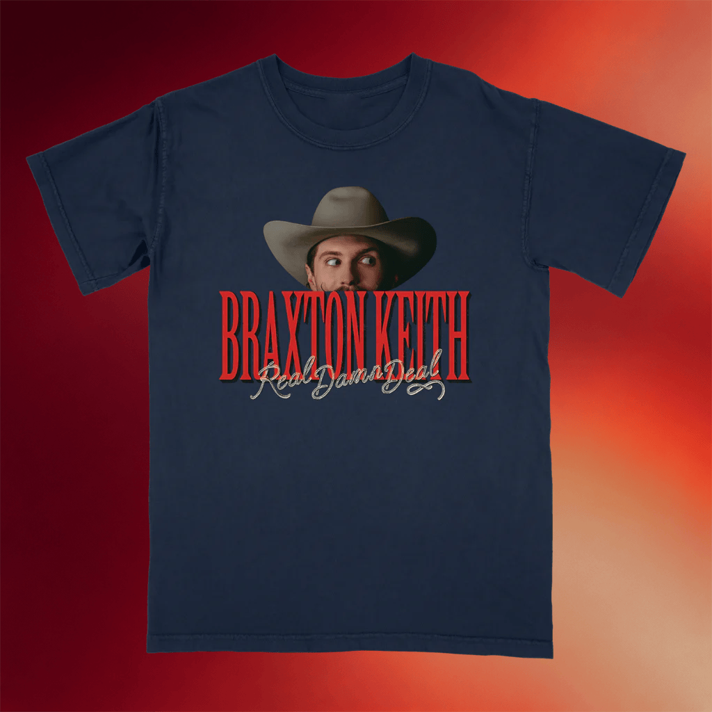 Braxton Keith Merch 2026 Real Damn Deal Photo T-Shirt Music Related Gifts For Guys - Merchluma