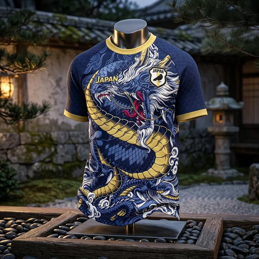 Japan National Team Dragon T-Shirt 2026 Japan World Cup Merch Best Gift For Husband - Merchluma