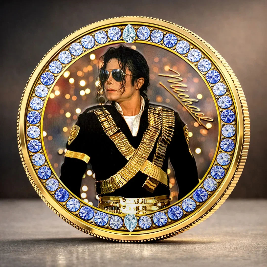 Michael Jackson Commemorative Coin 2026 King Of Pop Michael Jackson Merch Fan Gift - Merchluma
