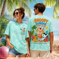 Snoopy Sundae Coast Club Dairy Queen Retro T-Shirt Tropical Summer Vacation Beach Apparel - Merchluma