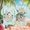 Snoopy Surf Club Endless Summer Retro T-Shirt Beach Shack Vacation Holiday Apparel - Merchluma