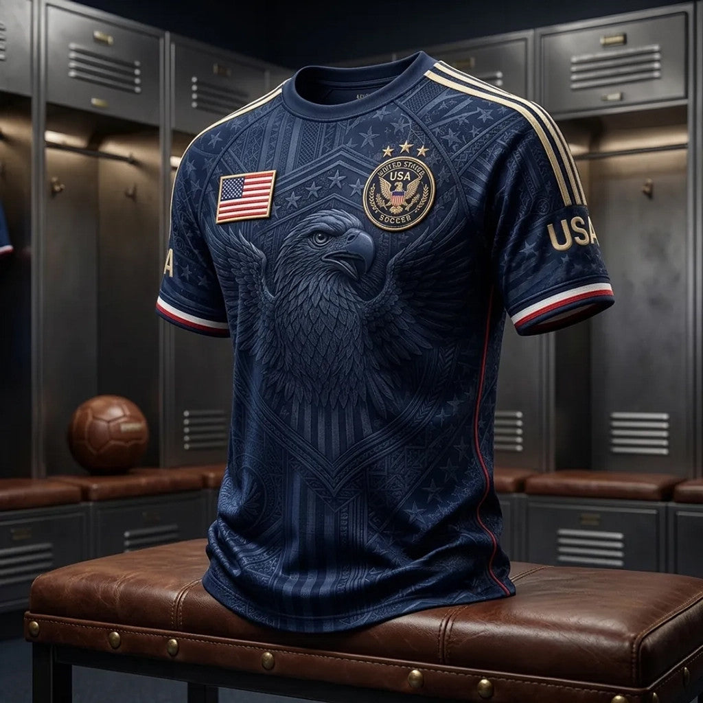 United States Soccer World Cup 2026 Merch Eagle T-Shirt USMNT Merch Gift For Fans - Merchluma