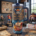One Piece 30th Anniversary Merch Straw Hat Journey Tumbler Anime Lover Gifts Ideas - Merchluma