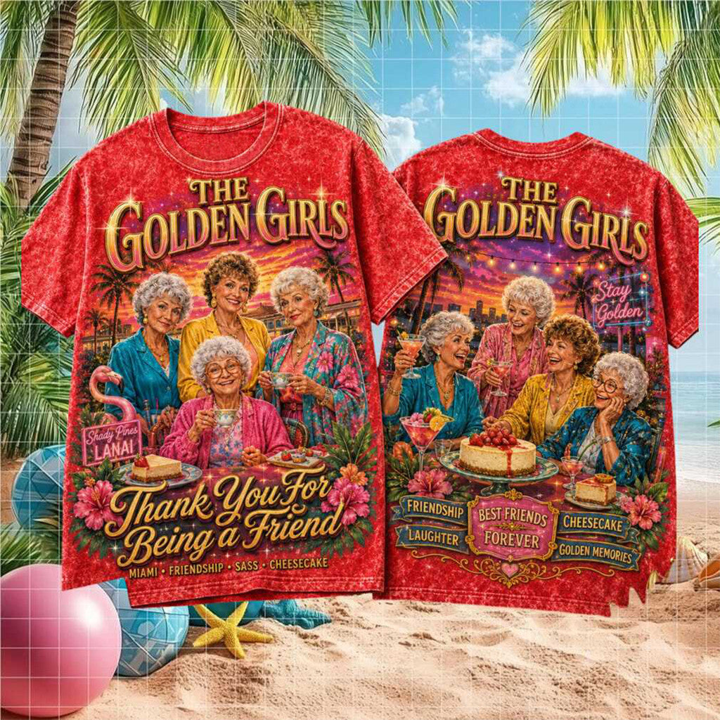 The Golden Girls Thank You For Being A Friend T-Shirt Miami TV Show Merch Gift For Grandma - Merchluma