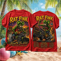 Rat Fink Born to Be Wild Custom Kulture Ed Roth Vintage Hot Rod Shirt Gift For Brothers - Merchluma