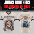 Jonas Brothers The Burning Up Tour All Over Again Jersey Shirt 2026 Jonas Brothers Merch Gifts - Merchluma