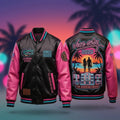 Grand Theft Auto VI Vice City 2026 American Dream Varsity Leather Jacket GTA 6 Merch Gamer Gift - Merchluma