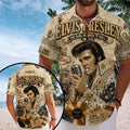 Elvis Presley The King Of Rock N Roll Hawaiian Shirt 2026 Elvis Presley Merch Cool Fan Gifts - Merchluma