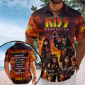 KISS Destroyer Hawaiian Shirt 2026 KISS Band Merch Cool Gift For Rock Music Fans - Merchluma