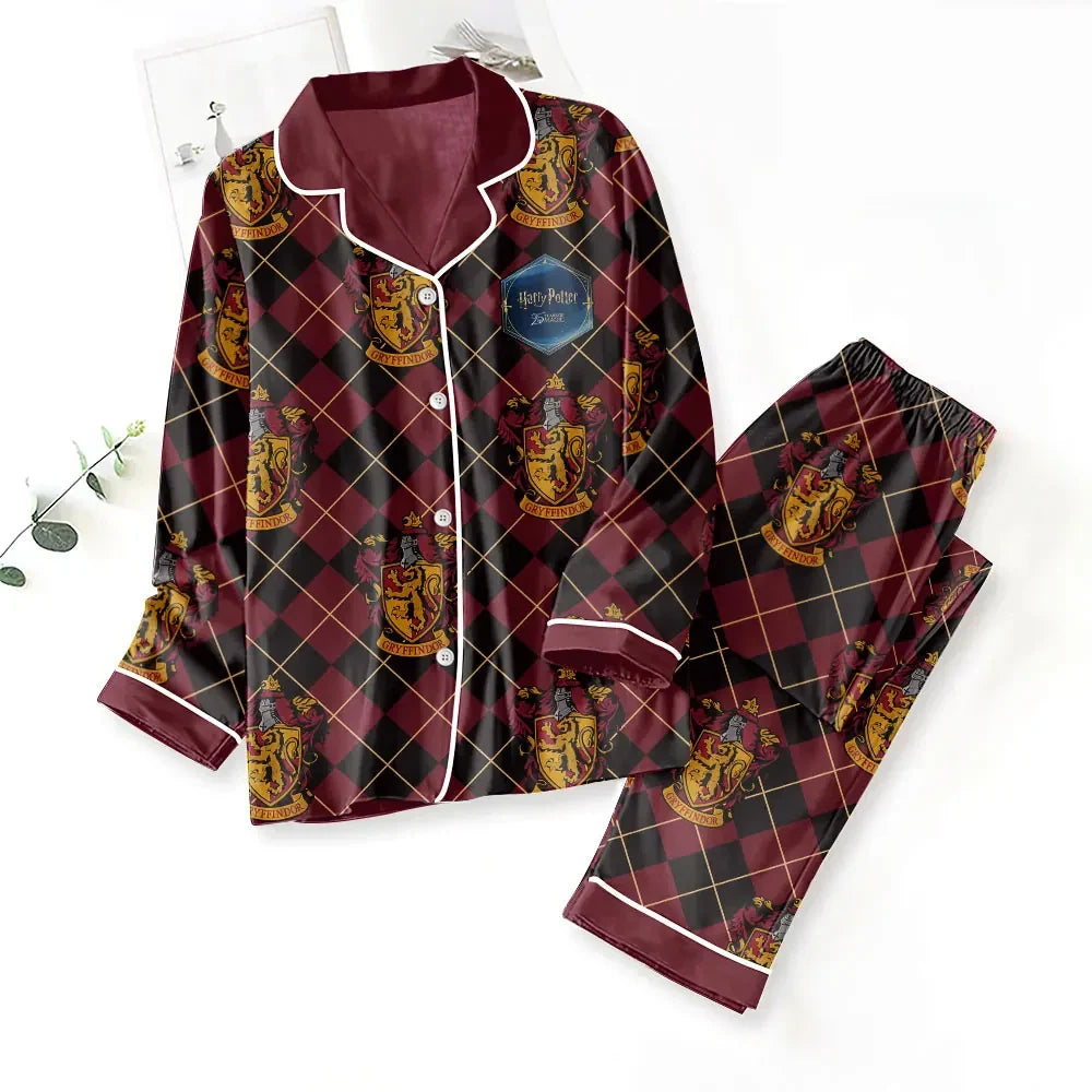 Harry Potter X Gryffindor Pajama Set 2026 Harry Potter Merch Best Gift For Sisters - Merchluma