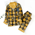Harry Potter X Hufflepuff Pajama Set 2026 Harry Potter Merch Birthday Ideas For Her - Merchluma