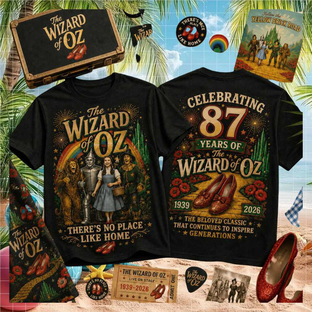 The Wizard Of Oz 87 Years Anniversary 1939 2026 Vintage Shirt Gift For Movie Lovers - Merchluma