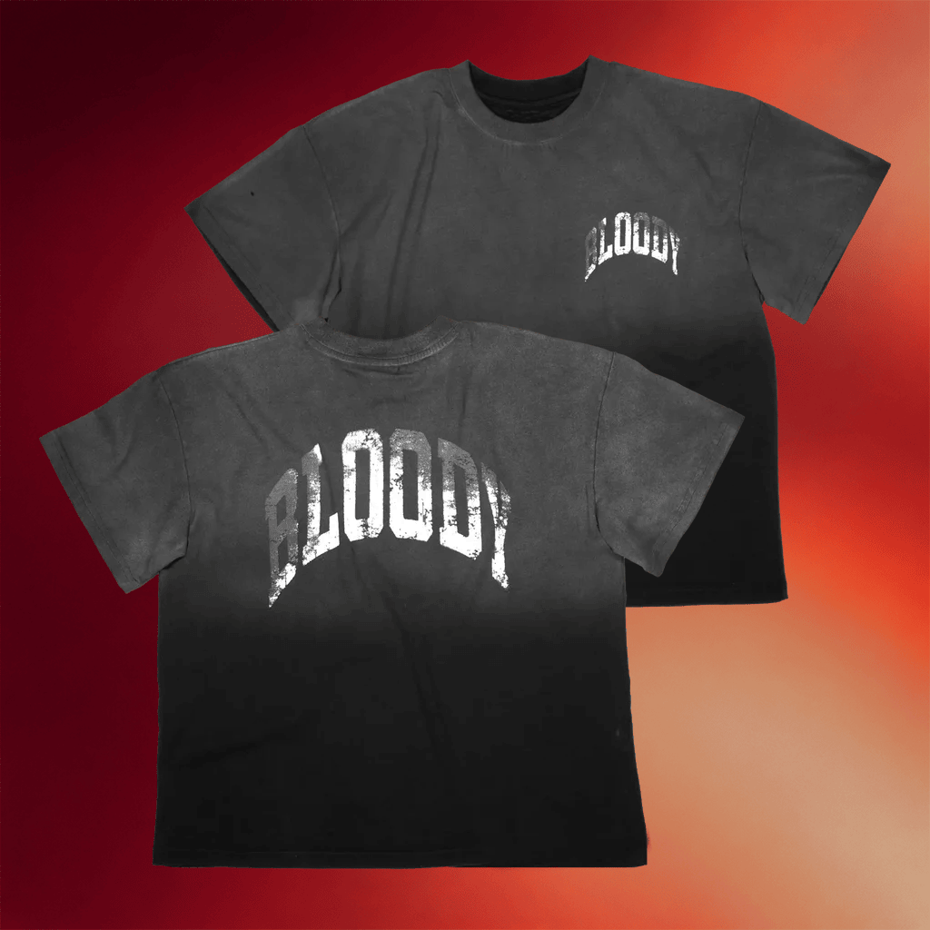 Bloody Sunday Merch 2026 Vintage Wash Crop Top Bloody Arch Logo Shirt Gifts For Friends - Merchluma