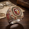 Kappa Alpha Psi 1911 Gold Tone Ring KAP Fraternity Merch Gift For Father In Law - Merchluma