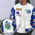 Sonic the Hedgehog 35th Anniversary Merch 2026 Sonic Forever Fast Varsity Jacket Husband Gifts - Merchluma