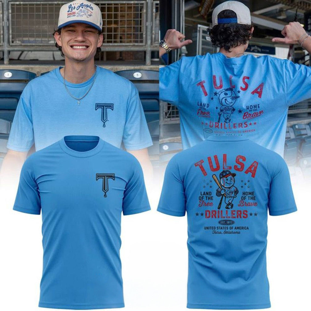 Tulsa Drillers Route 2026 New T-Shirt Tulsa Drillers Merch Best Gifts For Baseball Fans - Merchluma