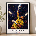 Vozinha Cabo Verde 2026 WPAP Football Goalkeeper Poster #1 Vozinha Merch Gift For WC Fans - Merchluma