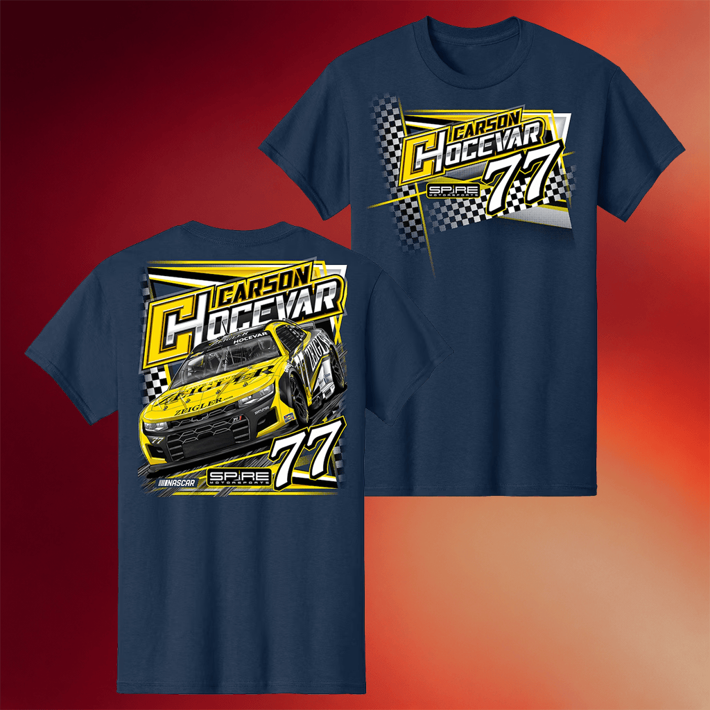 Carson Hocevar Merch 2026 Spire Motorsports Zeigler Car T-Shirt Carson Hocevar 77 Shirts Gifts - Merchluma