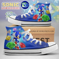 Sonic The Hedgehog 35th Anniversary High Top Shoes Sneakers Sonic The Hedgehog Merch 2026 - Merchluma